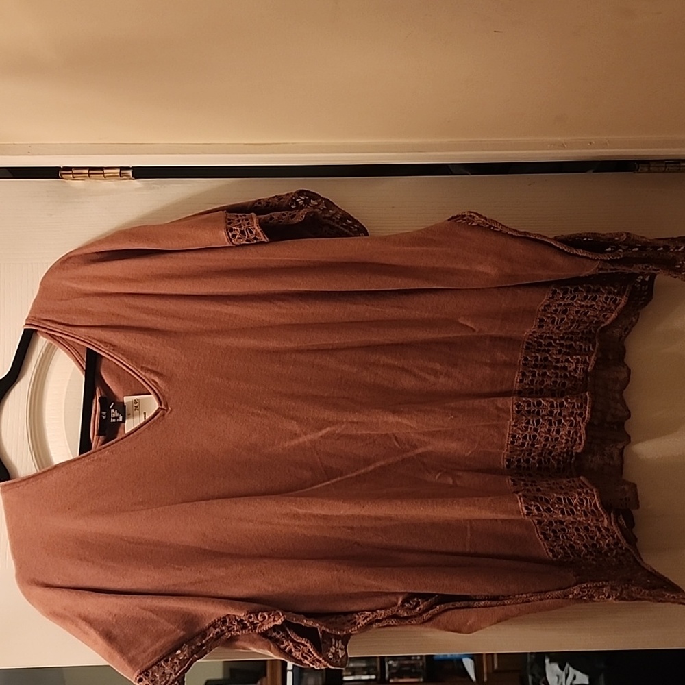 Knit poncho